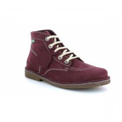 LEGENDIKNEW BORDEAUX FONCE   mi montant lacet KICKERS