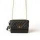 MINI SAC BANDOULIERE TREVISE LOSANGE  MAC DOUGLASS NOIR-ML01