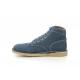 ORILEGEND NUBUCK BLEU CAMEL ROUGE avec FLEURS mi montant lacet KICKERS