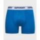 Lot de deux boxers en coton biologique Dual Logo SUPERDRY