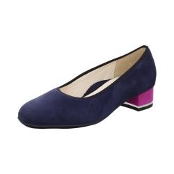 Escarpins ou ballerines 21838-23  Escarpins GRAZ Bleu Night/Fushia  ARA Talon carre 3.5cm