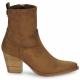 BOOTS LAILA  Strech suédé Tabac Gold  JB MARTIN Talon Bottier Femme à enfiler