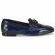 Mocassins mors chaîne VEILLE Cuir Vernis Marine JB MARTIN Plat femme collège