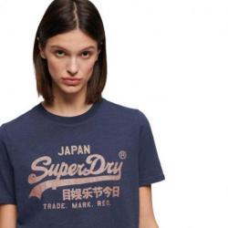 T-shirt à manches courtes Metallic Vl Relaxed SUPERDRY