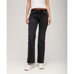 SUPERDRY Jean slim évasé taille mi-haute en coton biologique