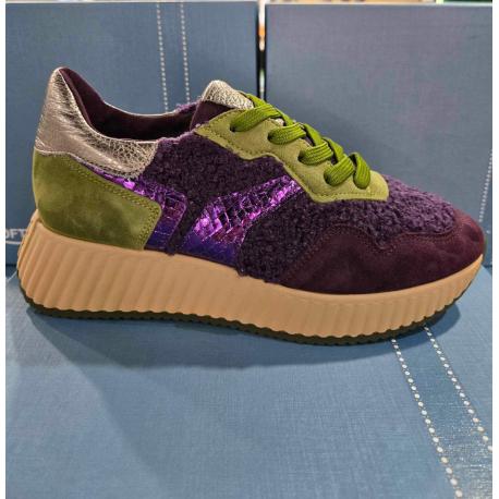 Sport basket SOFTWAVES Violetta/Matcha ARIANA LACET Tricolore 8.95.05 ARIANA