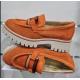 MOCASSINS Nubuck Orange SOFTWAVES 8.36.42 VENICE 024 Mandarine 8.36.42