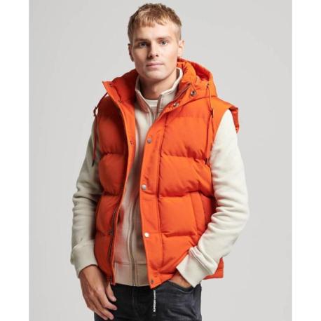 SUPERDRY Doudoune sans manches à capuche Everest