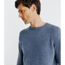 IZAC Pull manches longues col rond indigo