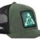 Casquette Trucker velours côtelé Harry Potter Snapback Kaki - Capslab