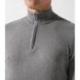 Pull col zippé camionneur gris BACARY