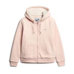 SUPERDRY Sweat à capuche zippé en peau lainée Essential