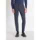 PANTALON « ASHE » SUPER SKINNY FIT EN JERSEY BLEU MARINE