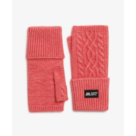 SUPERDRY Gants chauffe-mains torsadés Luxe