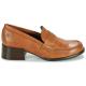 Mocassin JB MARTIN Femme LOLIE Nappa West Cognac talon 4cm moderne et confortable