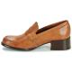 Mocassin JB MARTIN Femme LOLIE Nappa West Cognac talon 4cm moderne et confortable