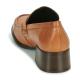 Mocassin JB MARTIN Femme LOLIE Nappa West Cognac talon 4cm moderne et confortable