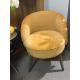 Fauteuil velours lisse