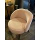 Fauteuil velours lisse