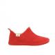 Pantoufle la Maison de l’Espadrille 6030 en ROUGE chausson fourré pure laine vierge