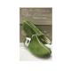 Pantoufle la Maison de l’Espadrille 6030 VERT chausson fourré pure laine vierge