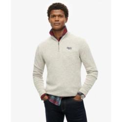 SUPERDRY Pull en maille brodée à col camionneur Essential