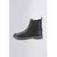 KICK DECKFIT NOIR BOTTINES CUIR FEMME semelle crantée Chelsea KICKERS