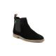 Boots TYGA Cuir Velours NOIR BOTTINES FEMME semelle fine Chelsea KICKERS