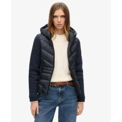 SUPERDRY Veste en maille à capuche Storm Hybrid