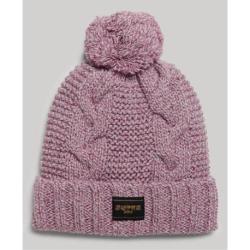 SUPERDRY Bonnet en maille torsadée