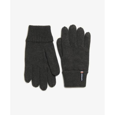 SUPERDRY Gants en maille à logo Essential