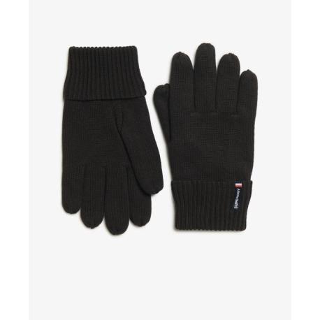 SUPERDRY Gants en maille à logo Essential