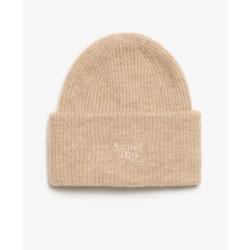 SUPERDRY Bonnet doux en maille côtelée