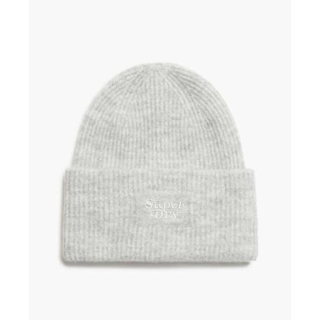 SUPERDRY Bonnet doux en maille côtelée