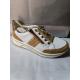 Basket SAPPORO Blanc/Gold 27534 - 14 H ARA SHOES bicolore semelle amovible