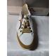 Basket SAPPORO Blanc/Gold 27534 - 14 H ARA SHOES bicolore semelle amovible