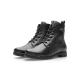 Bottines lacet + zip LIVERPOOL cuir noir ARA lacet + zip 39507-01 highsoft