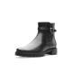 Bottines TULSA Cuir noir 29512-01 ARA SHOES Fermeture éclair semelle amovible jolie boucle côté 