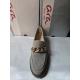 Mocassin KENT Cuir VV moon gris beige semelle épaisse bloc 31201-13F Mors fantaisie 