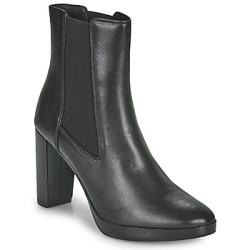 D WALK PLEASURE 85 ANKLE BOOTS Noir C9999 Geox D35TFC