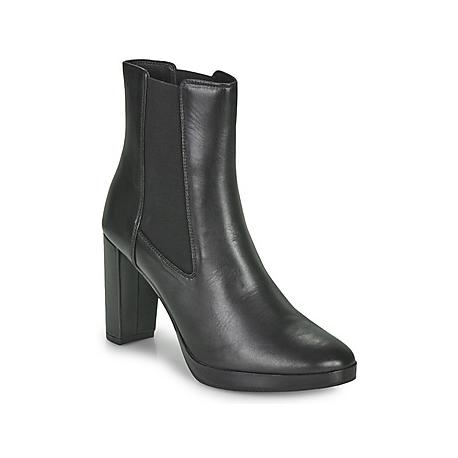 D WALK PLEASURE 85 ANKLE BOOTS Noir C9999 Geox D35TFC