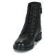 Bottines lacet + zip D 046RA GEOX cuir noir R AWELLE A Style ranger's