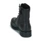 Bottines lacet + zip D 046RA GEOX cuir noir R AWELLE A Style ranger's