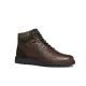 Boots GEOX Cuir marron U46DGA lacet +zip semelle caoutchouc semelle amovible