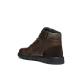 Boots GEOX Cuir marron U46DGA lacet +zip semelle caoutchouc semelle amovible