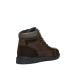 Boots GEOX Cuir marron U46DGA lacet +zip semelle caoutchouc semelle amovible