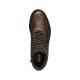 Boots GEOX Cuir marron U46DGA lacet +zip semelle caoutchouc semelle amovible