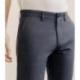 Pantalon chino slim anthracite IZAC