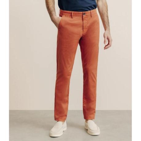 Pantalon coton orange IZAC