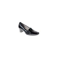 Trotteur femme croco vernis noir 41781-01H ARA SHOES VERONA Talon 47mm